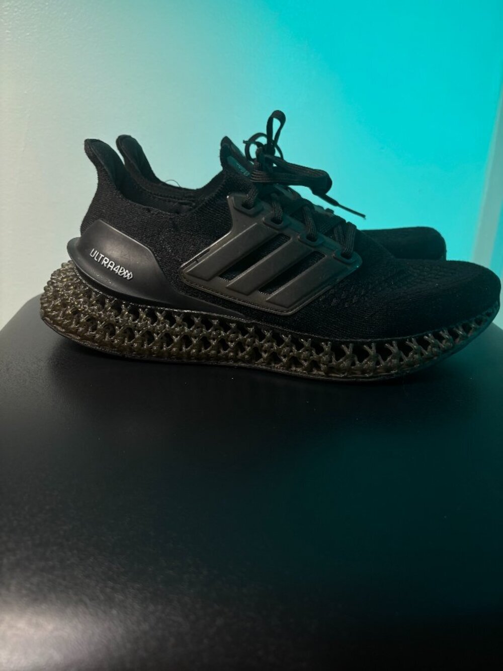 adidas Ultra 4D "Triple Black" Sneakers - Picture 9 of 9